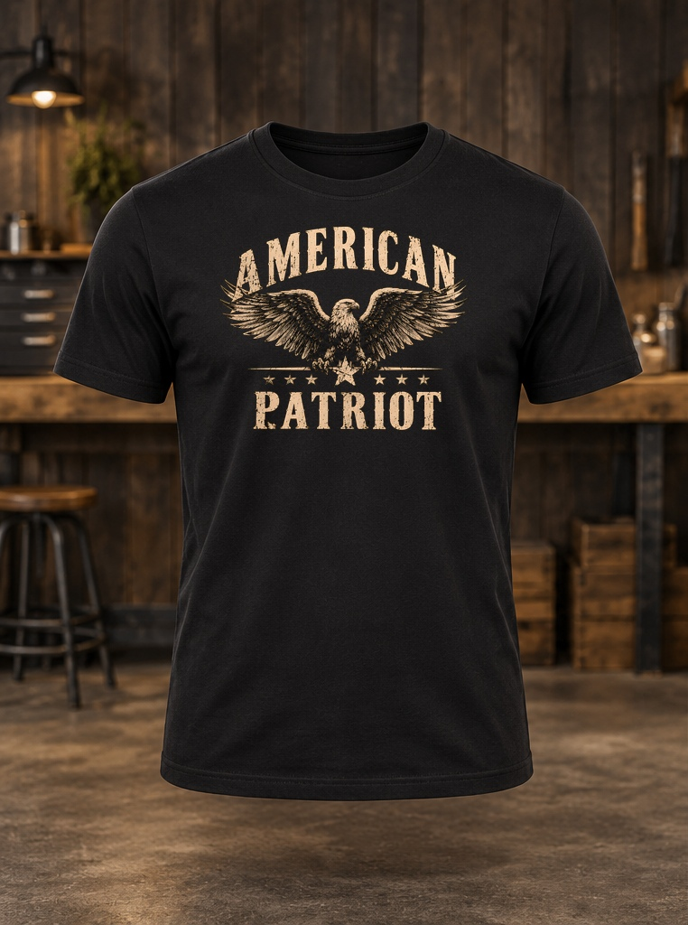 American Patriot — t-shirt mockup
