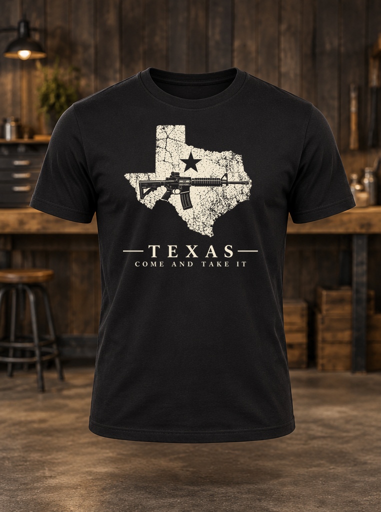 Come and Take It — t-shirt mockup