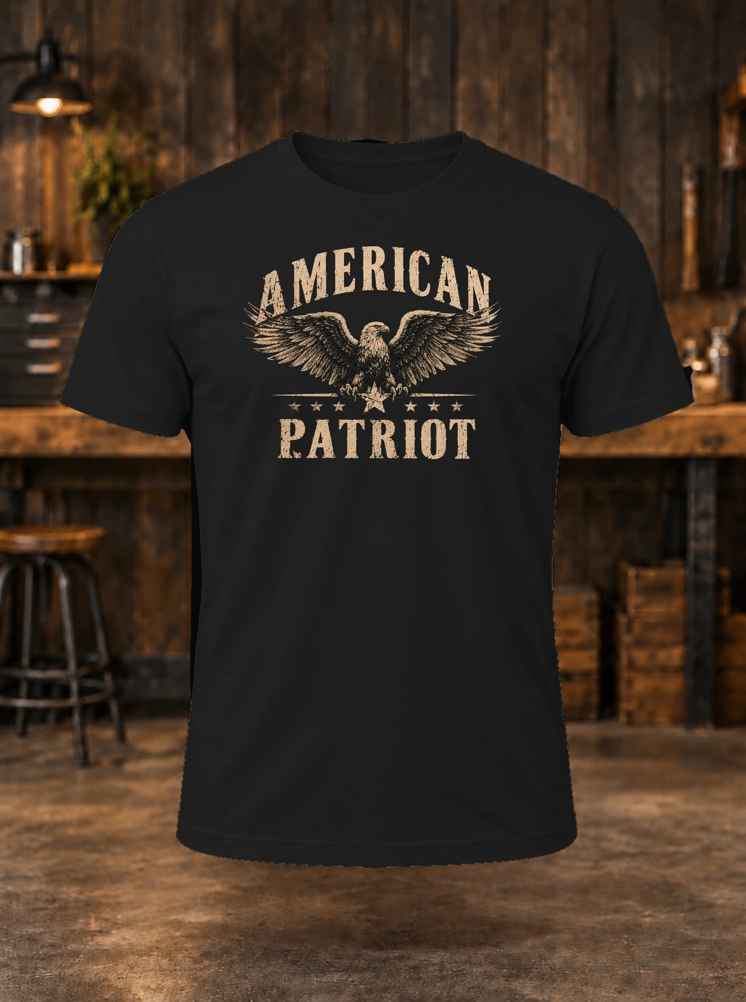 American Patriot T-shirt mockup