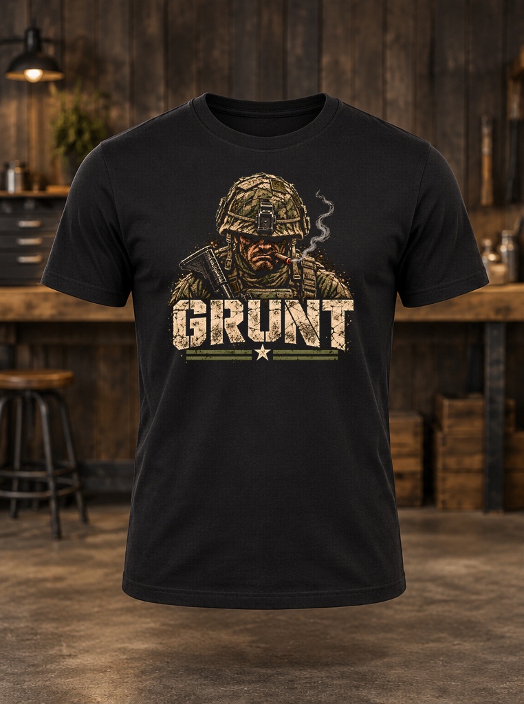 Grunt — t-shirt mockup