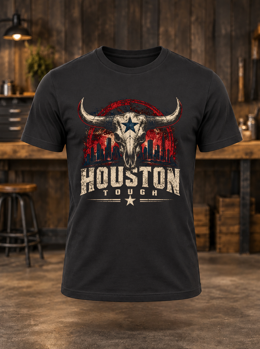 Bayou Bull — t-shirt mockup