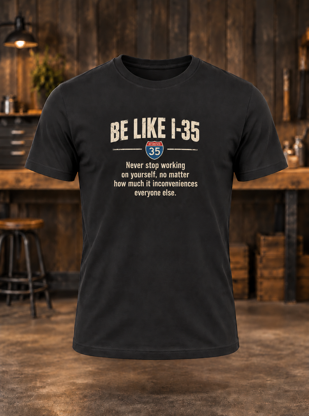 Under Construction — t-shirt mockup