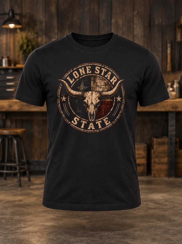 Lone Star State — t-shirt mockup