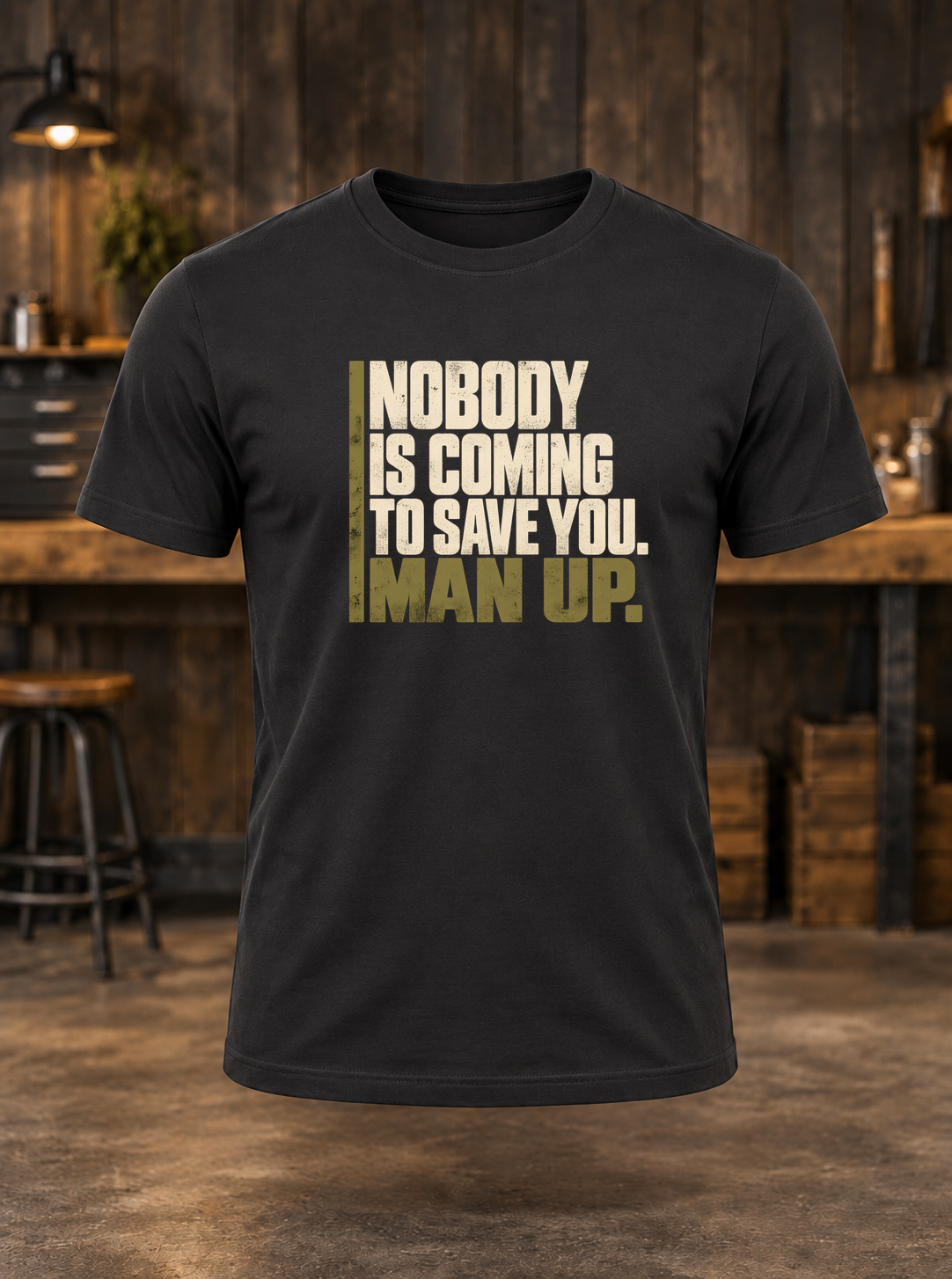 Man Up — t-shirt mockup