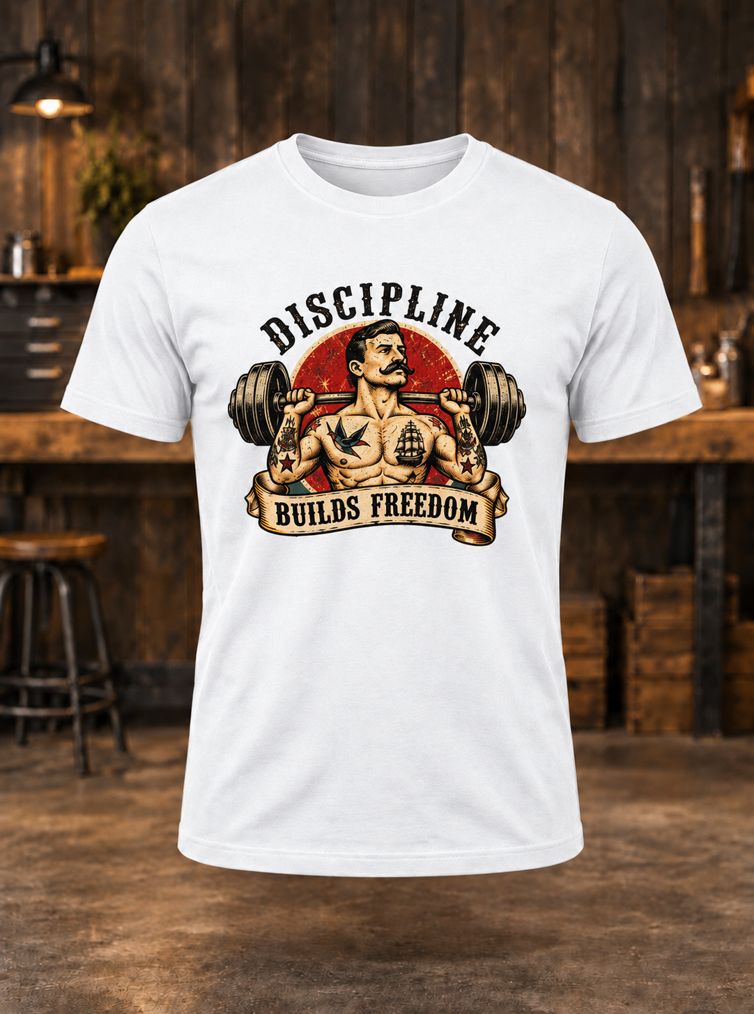 Earned Freedom — t-shirt mockup