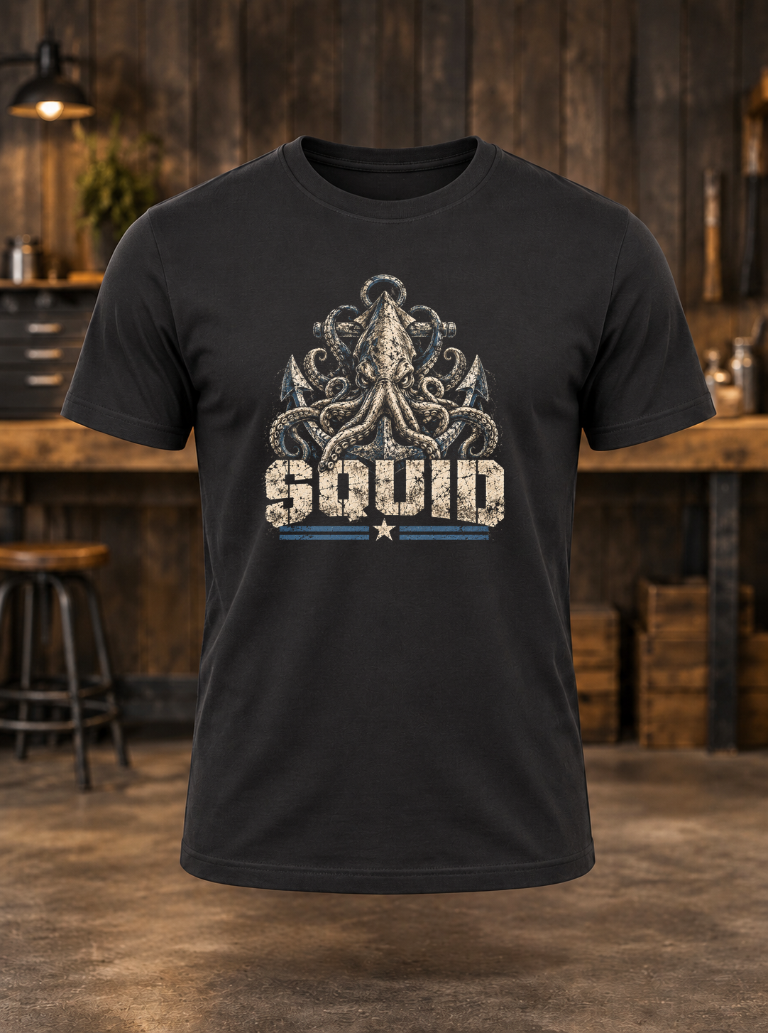 Squid — t-shirt mockup