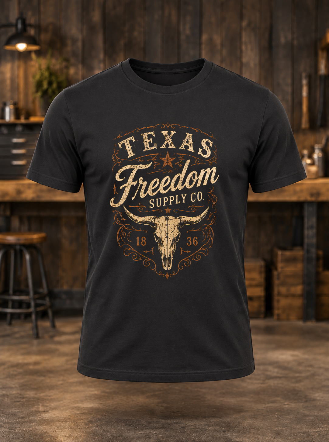 Freedom Supply T-shirt mockup