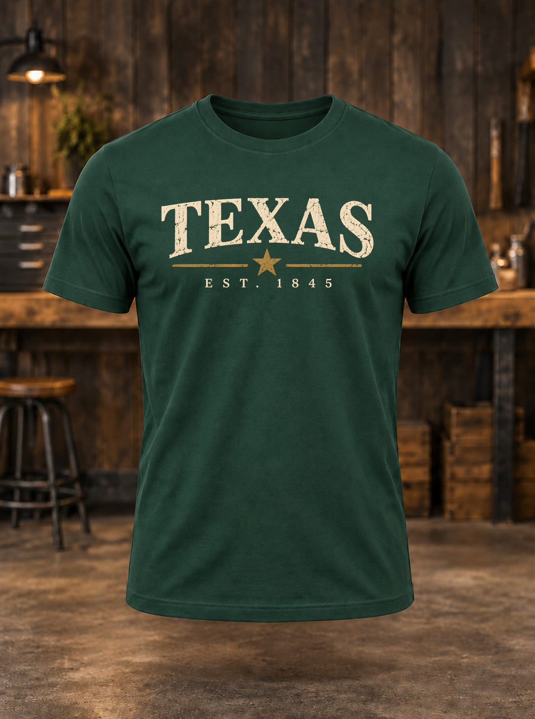 The Texan — t-shirt mockup